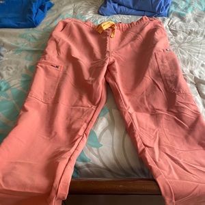 Coral Large Livingston Fig Scrubs